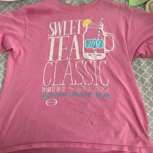 Sweet tea classic pink shirt